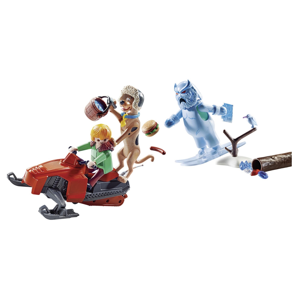 Playmobil Scooby-Doo! Adventure with Snow Ghost Playset Unisex, 5-7 Years