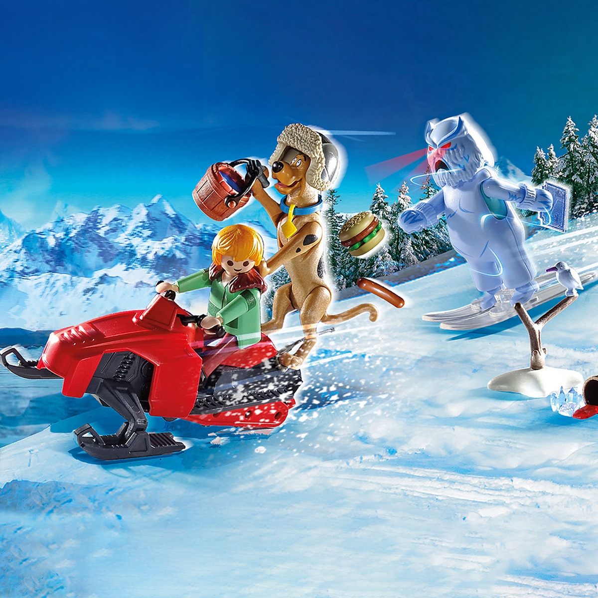 Playmobil Scooby-Doo! Adventure with Snow Ghost Playset Unisex, 5-7 Years