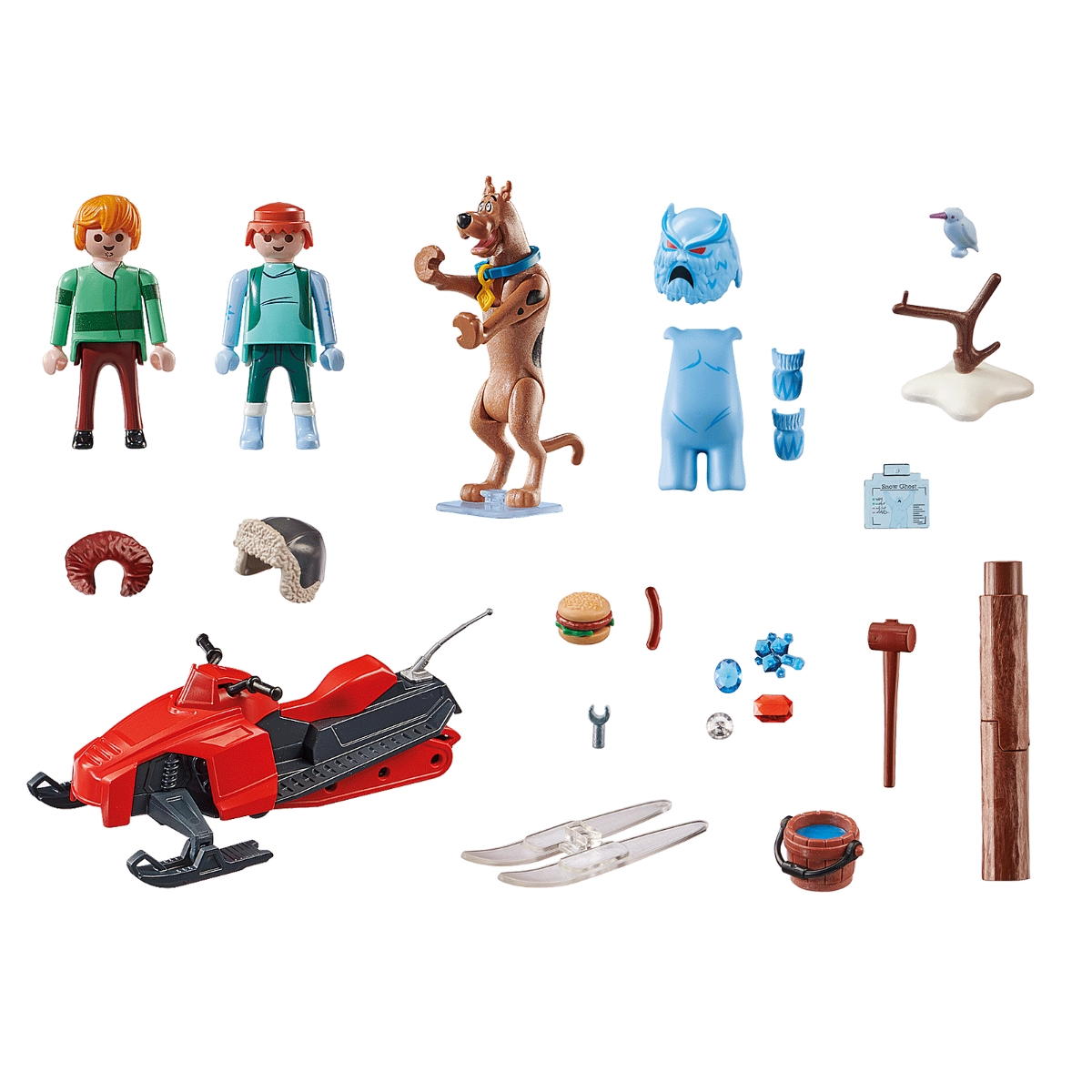 Playmobil Scooby-Doo! Adventure with Snow Ghost Playset Unisex, 5-7 Years