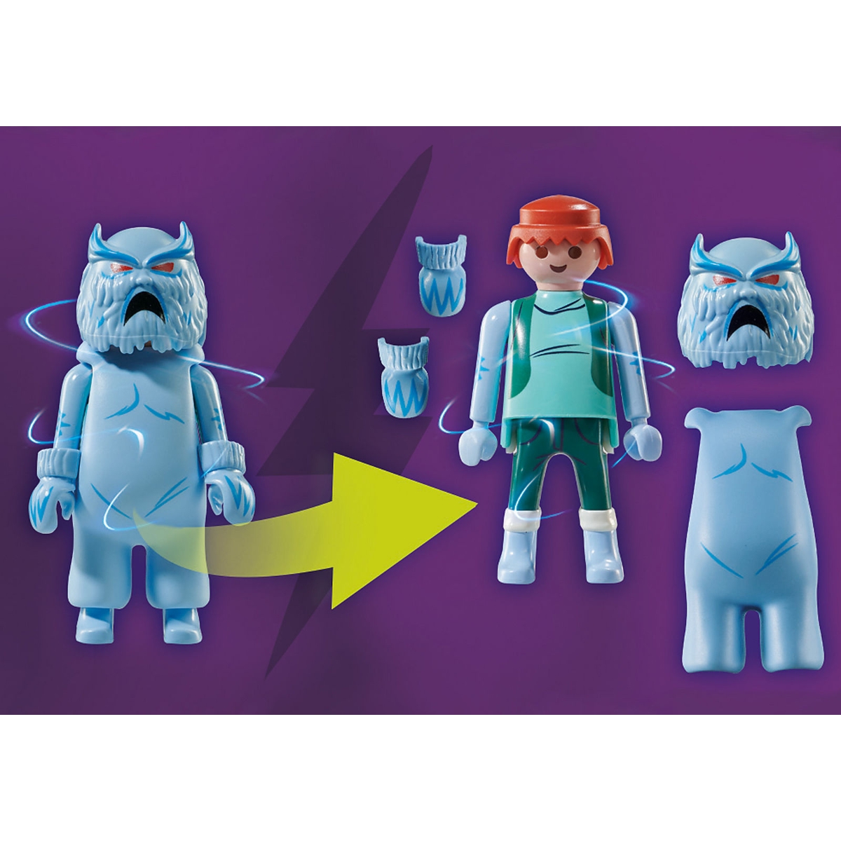 Playmobil Scooby-Doo! Adventure with Snow Ghost Playset Unisex, 5-7 Years