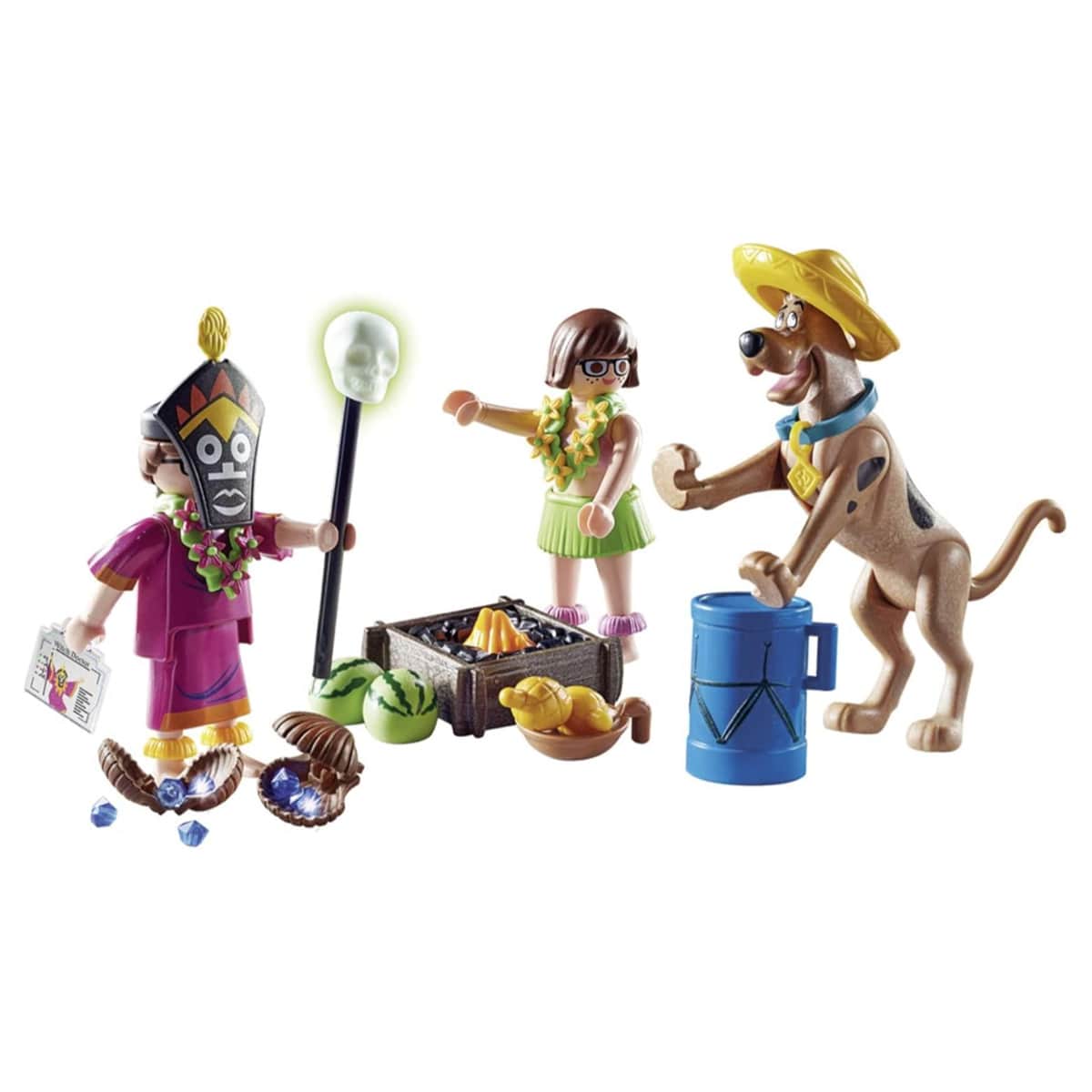 Playmobil Scooby-Doo! Adventure with Witch Doctor Playset Unisex, 5-7 Years