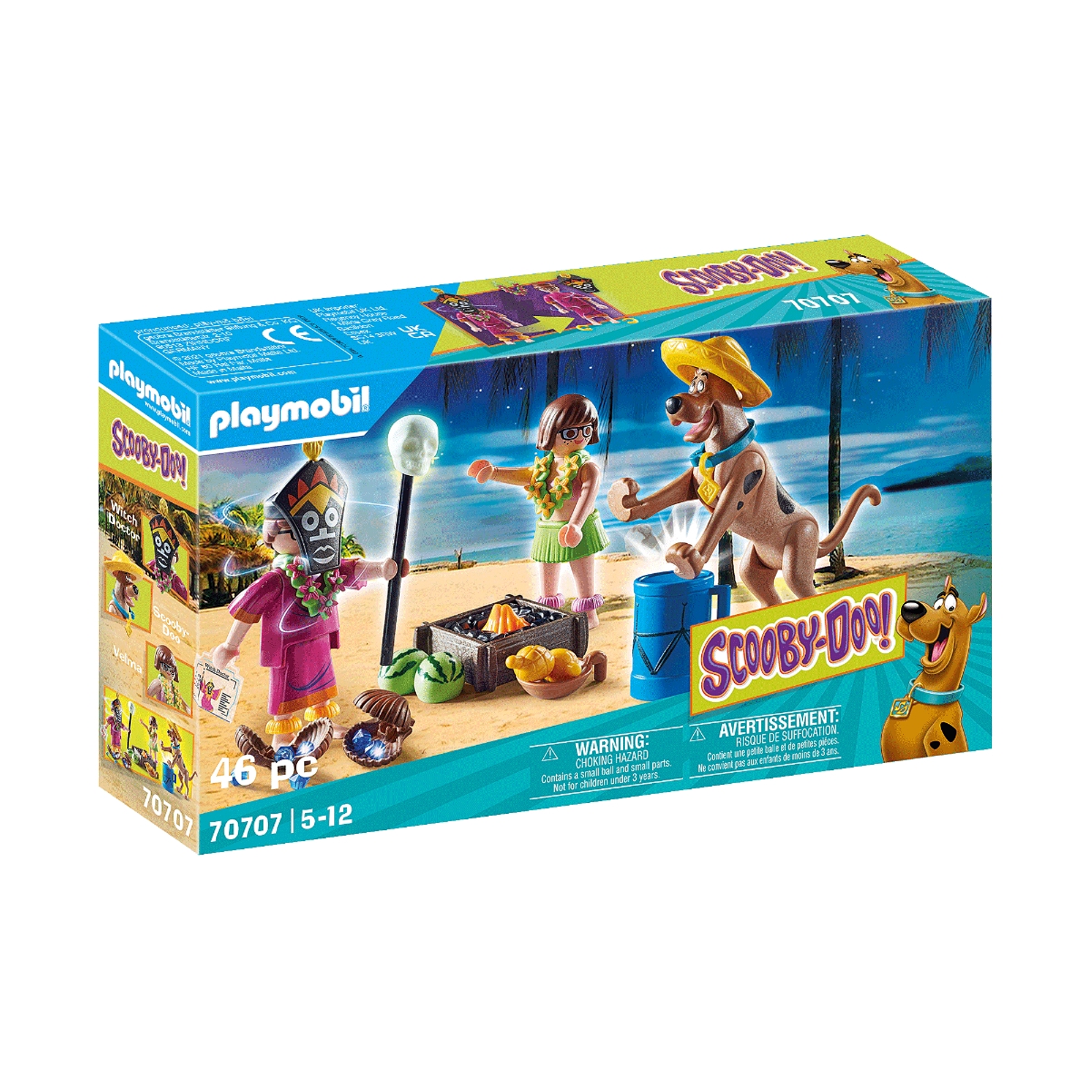 Playmobil Scooby-Doo! Adventure with Witch Doctor Playset Unisex, 5-7 Years