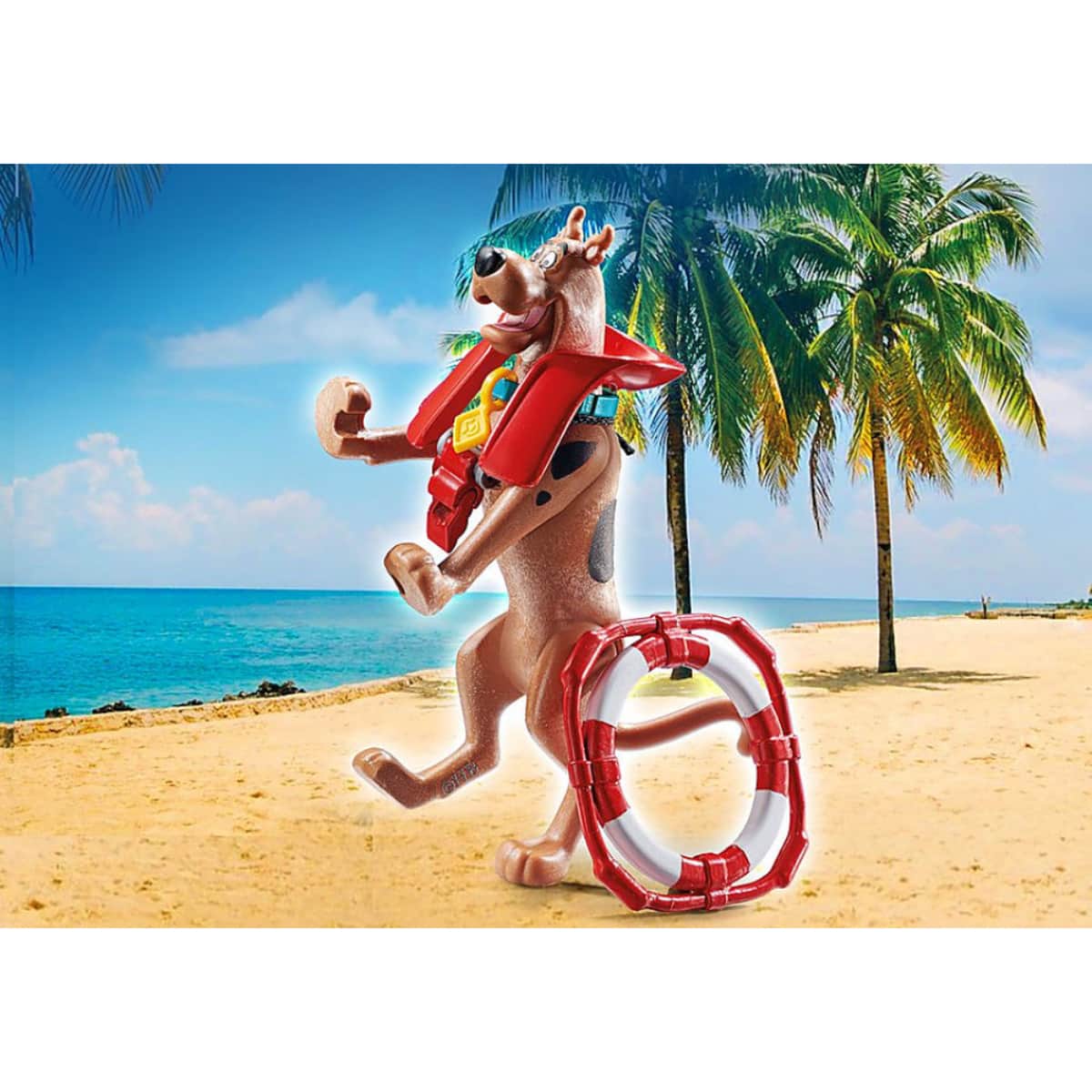 Playmobil Scooby-Doo Collectible Lifeguard Figure Playset Playset Unisex, 5-7 Years