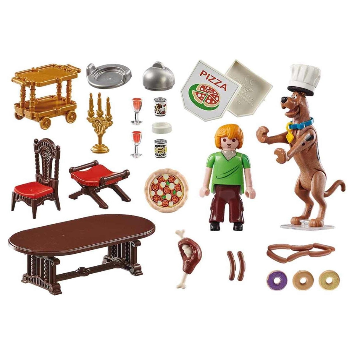 Playmobil Scooby-Doo! Dinner with Shaggy Playset Unisex, 5-7 Years