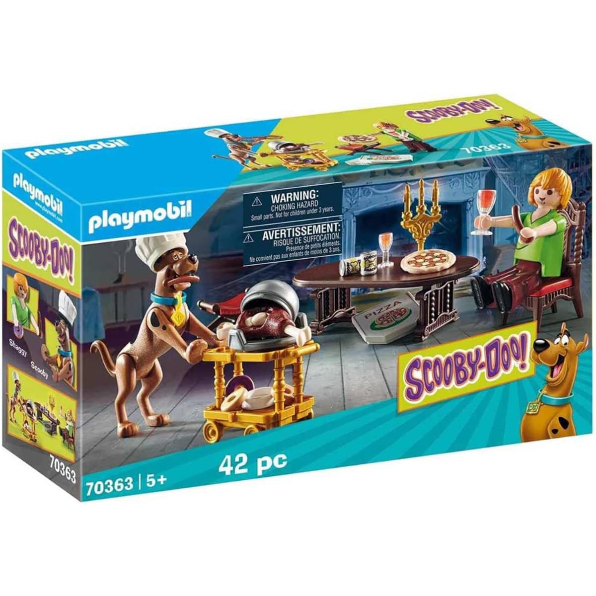 Playmobil Scooby-Doo! Dinner with Shaggy Playset Unisex, 5-7 Years
