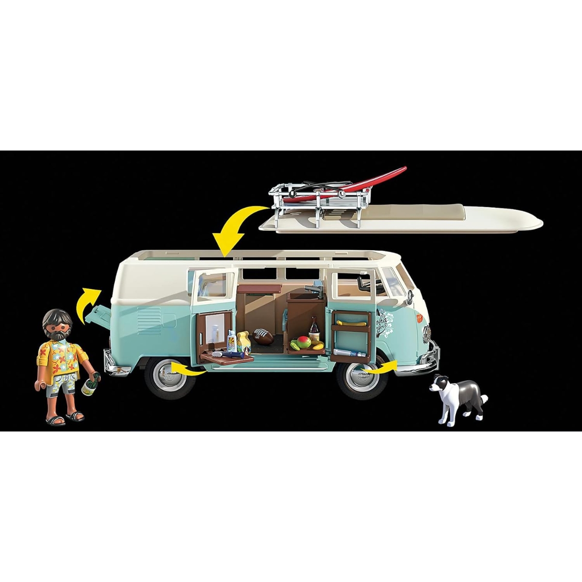 Playmobil Special Edition Volkswagen T1 Camping Bus Playset Unisex, 5-7 Years