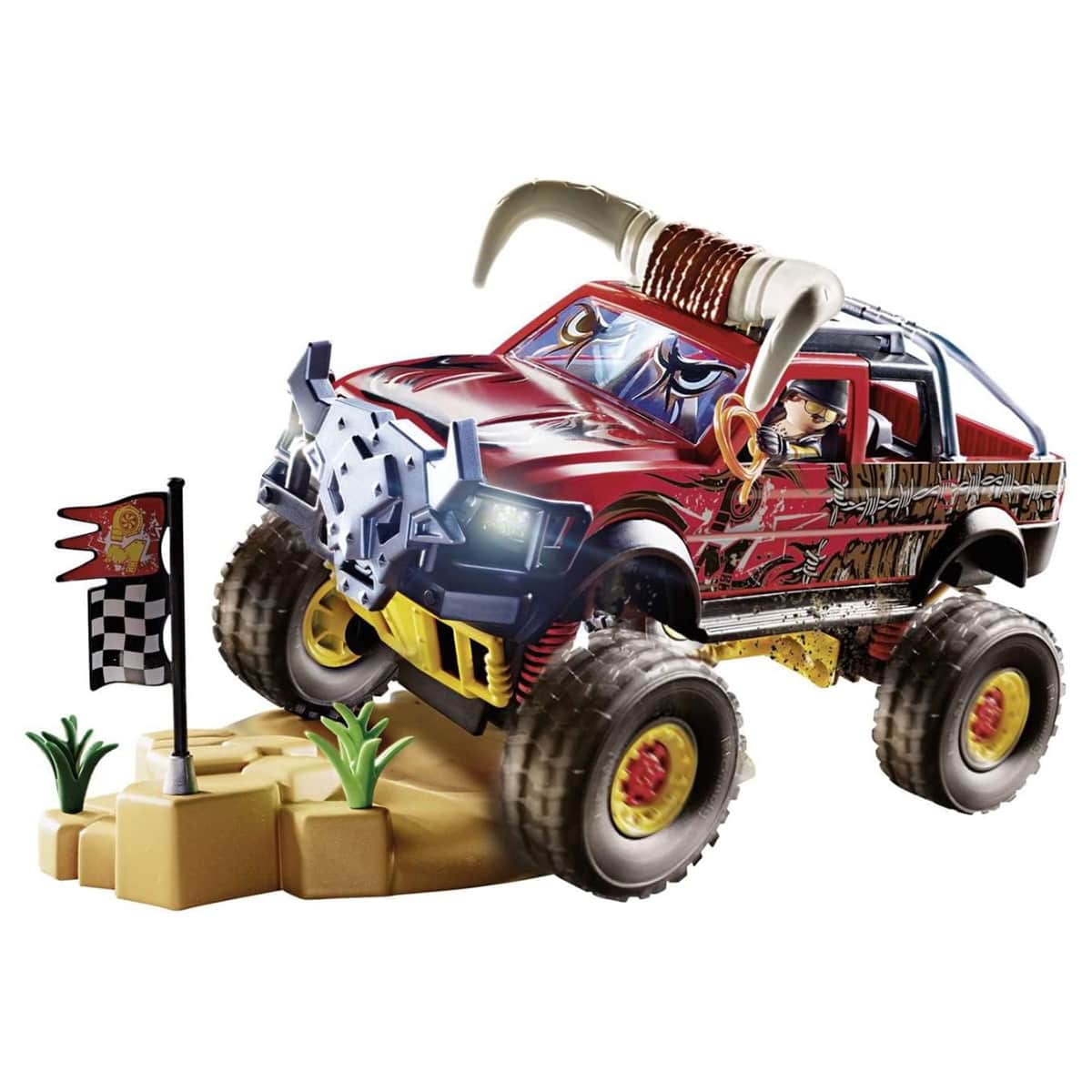 Playmobil Stunt Show Bull Monster Truck Playset Unisex, 5-7 Years