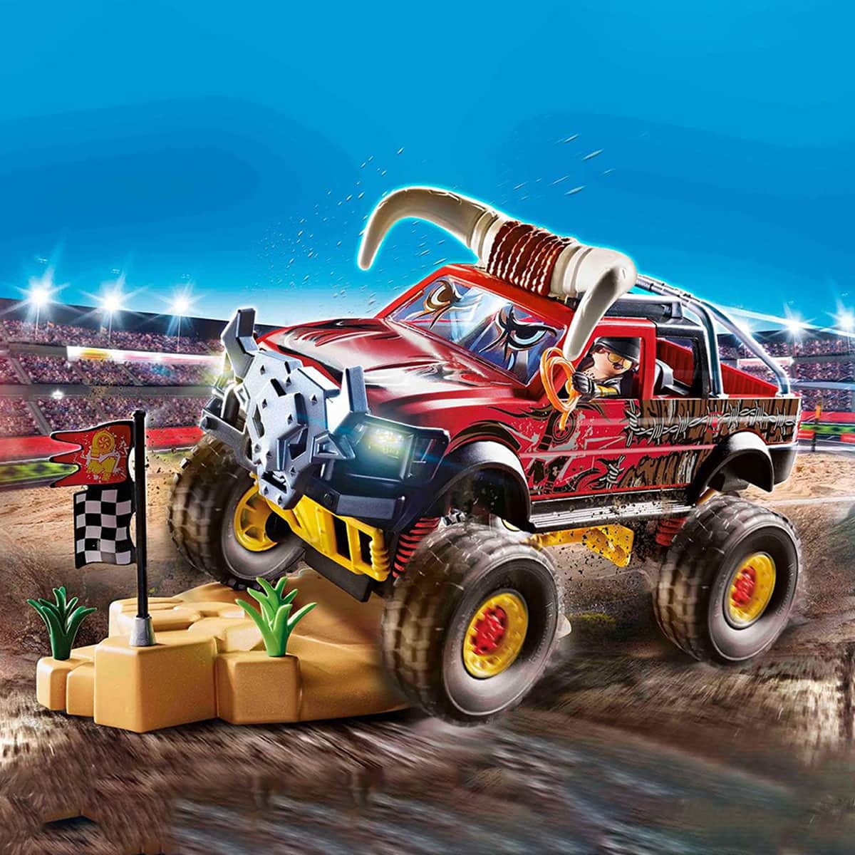 Playmobil Stunt Show Bull Monster Truck Playset Unisex, 5-7 Years