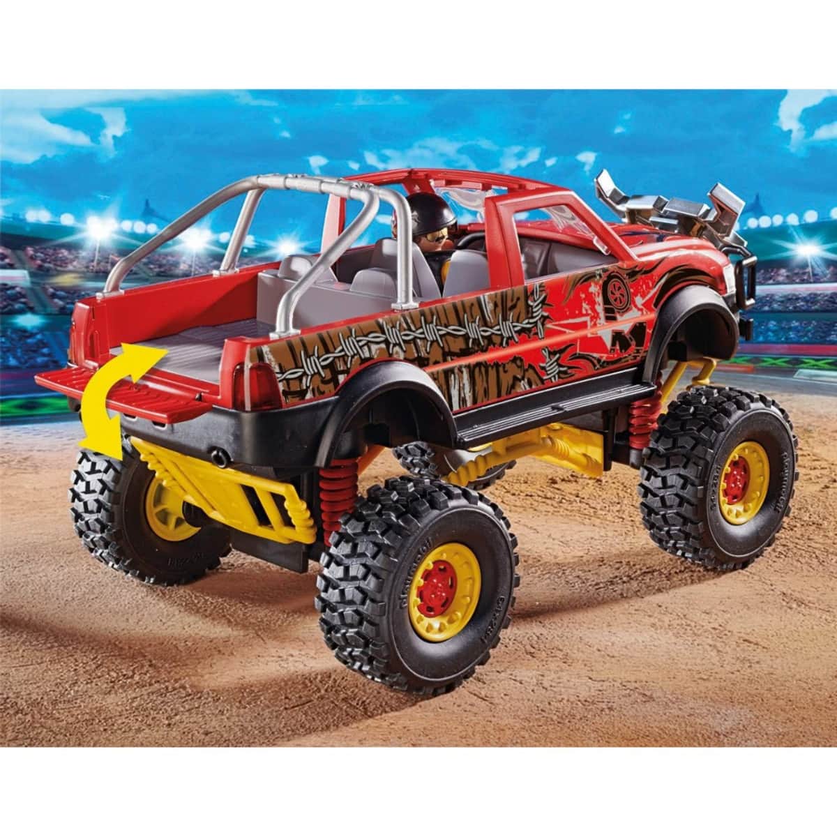 Playmobil Stunt Show Bull Monster Truck Playset Unisex, 5-7 Years