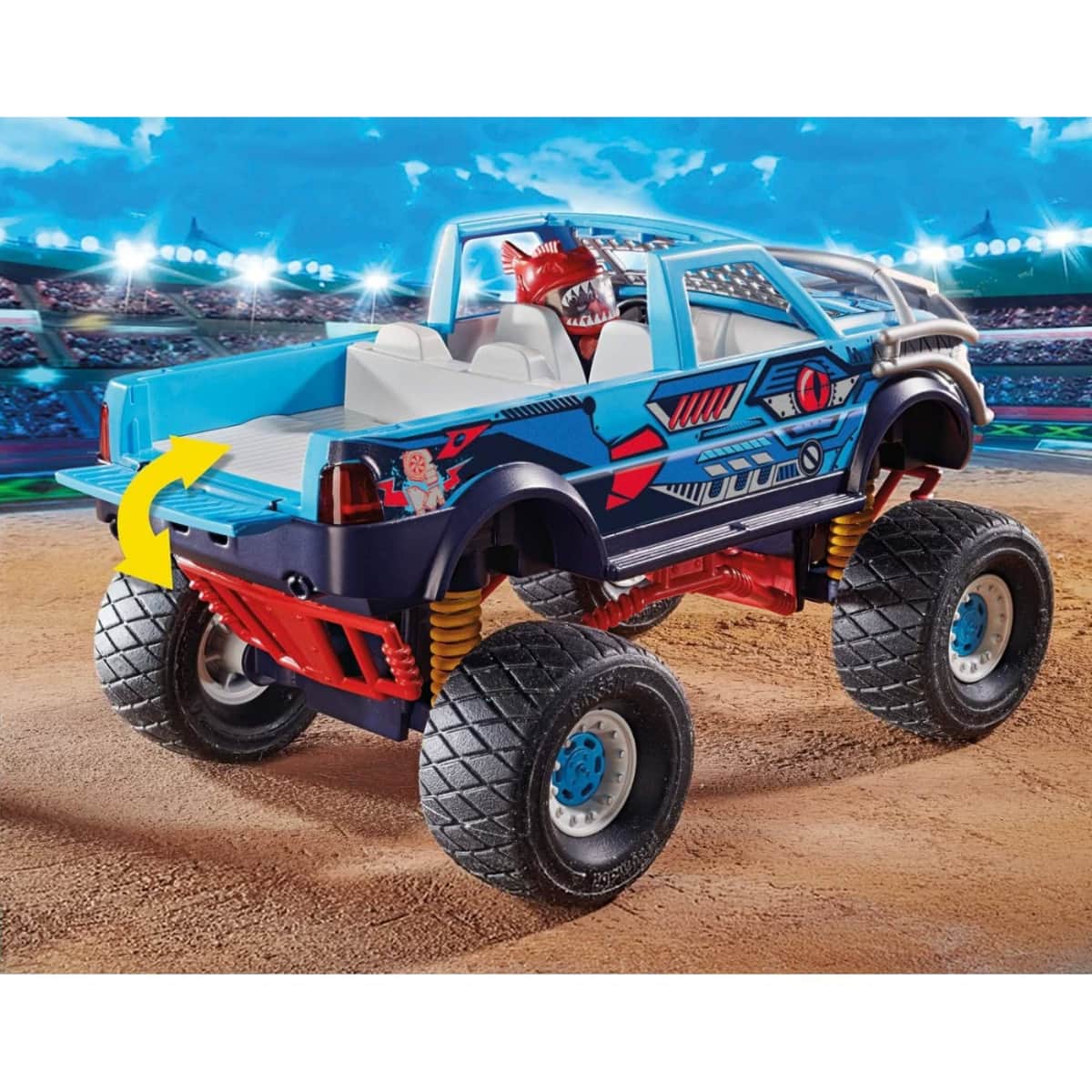 Playmobil Stunt Show Shark Monster Truck Playset Unisex, 5-7 Years