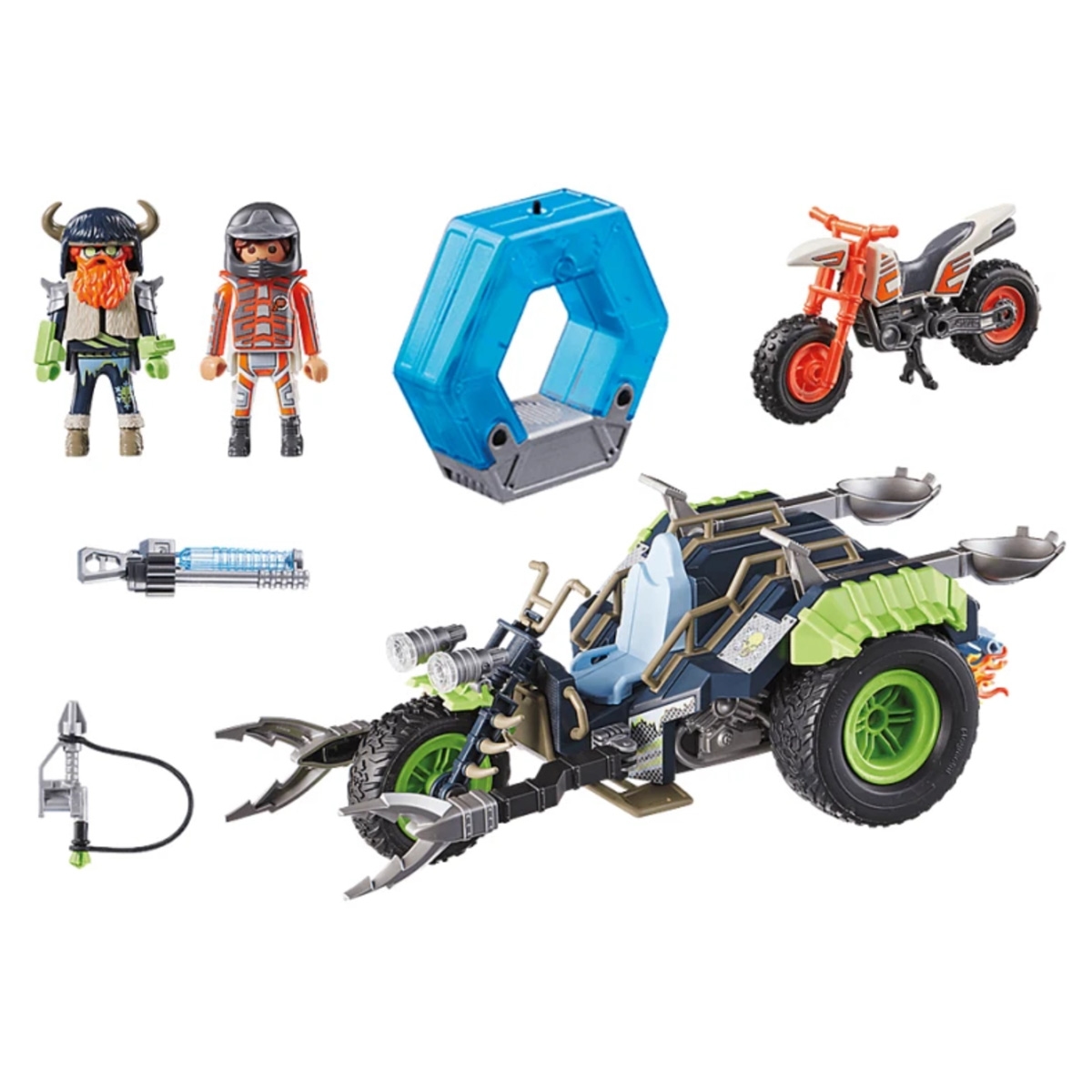 Playmobil Top Agents Arctic Rebels Ice Trike Playset Unisex, 5-7 Years