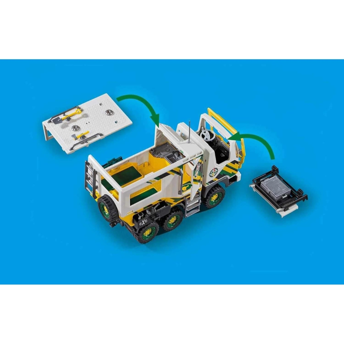 بلاي موبيل مجموعة شاحنة استكشاف الحياة البرية للجنسين، 5-7 سنوات