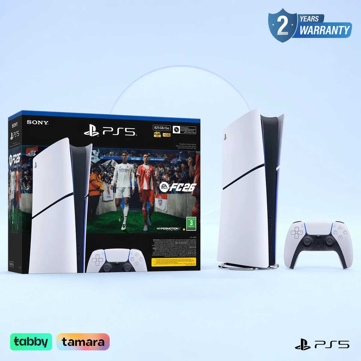 Sony PS5 Digital Edition 825 GB & EA Sports FC26 (KSA Version) Bundle