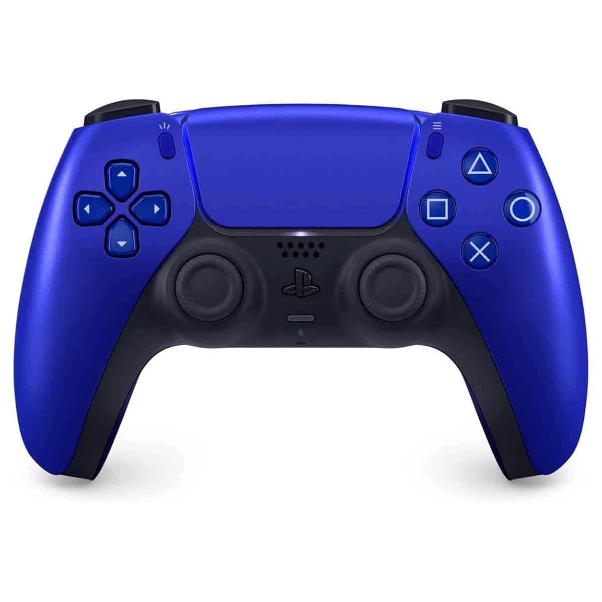 سوني بلايستيشن 5 الإصدار الرقمي سعة 825 جيجابايت و إف سي 26 (نسخة السعودية) مع حزمة وحدة تحكم دوال سينس كوبالت بلو