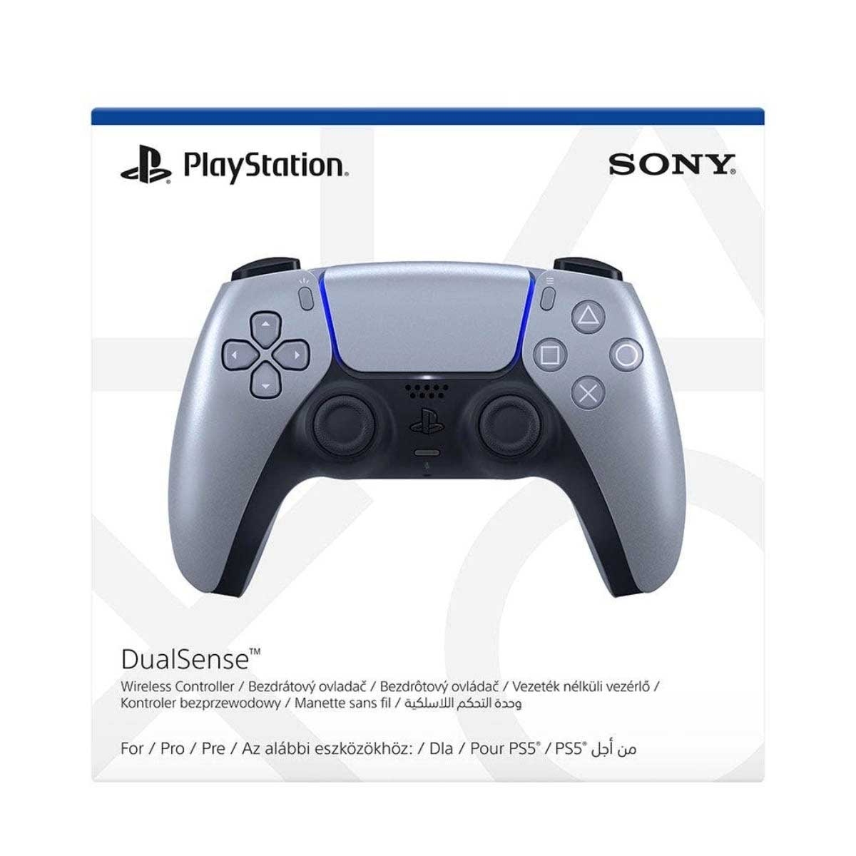 Sony PS5 Digital Edition 825 GB & FC26 (KSA Version) with DualSense Silver Controller Bundle