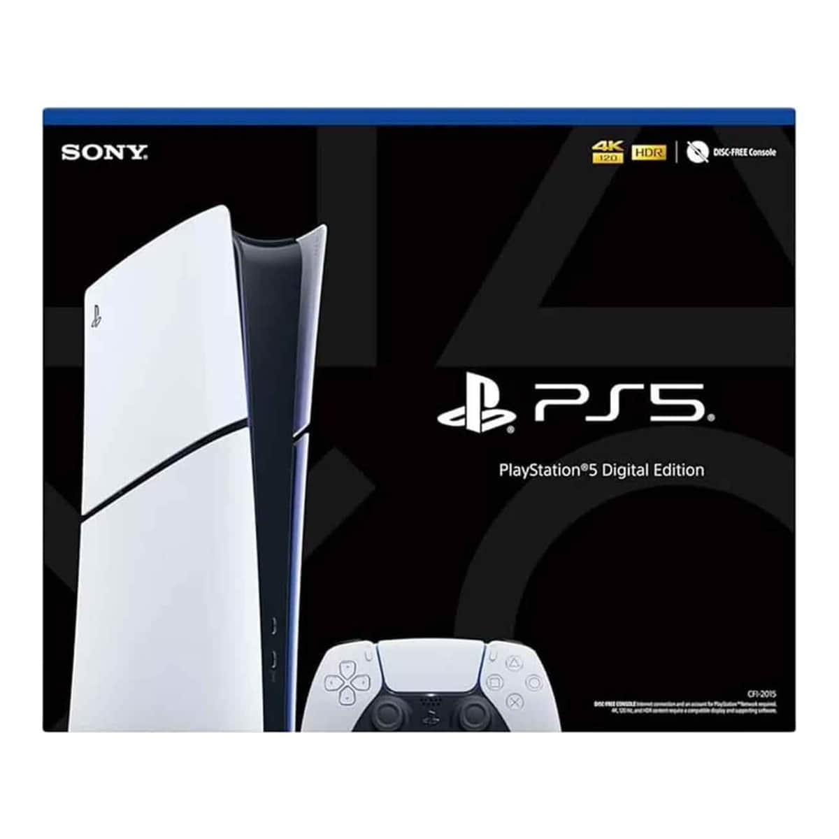 Sony PlayStation 5 Digital Edition - Official KSA Version + Western Digital NVMe SSD with Heatsink 1TB + DualSense Wireless Controller Bundle