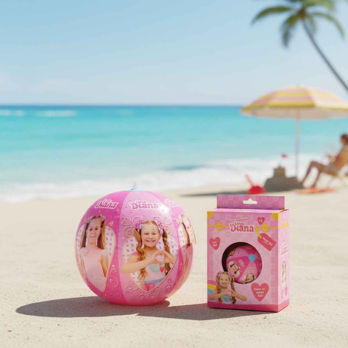 Pocket Watch Love, Diana Beach Ball Girls, 3-4 Years