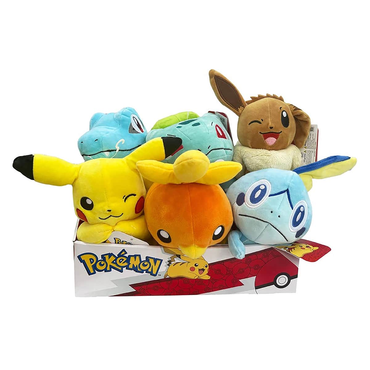 Pokemon 8″ Assorted Plush Toy Unisex, 3-4 Years