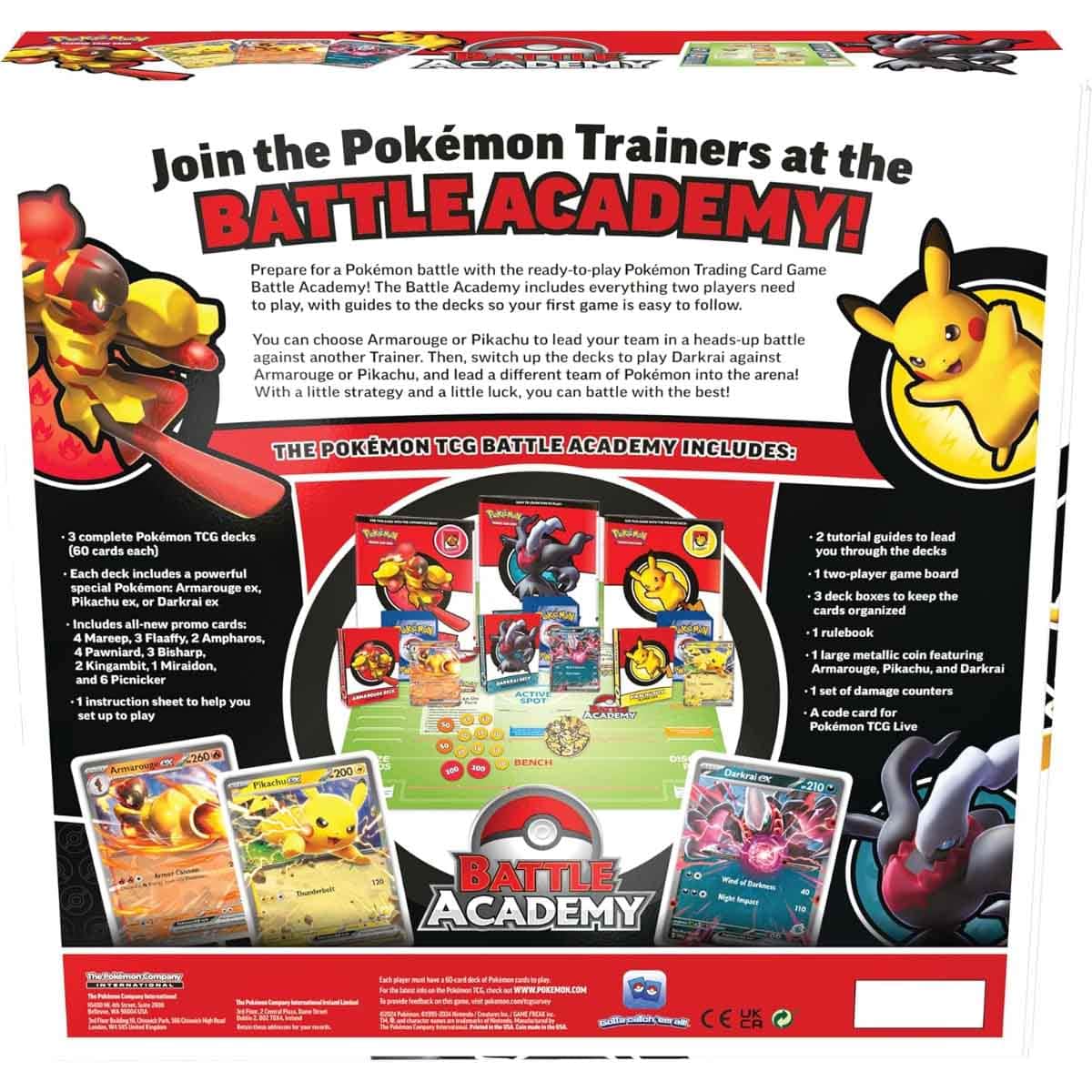 Pokemon Battle Academy 2024 Collectible Trading Card Game Unisex, 5-7 Years