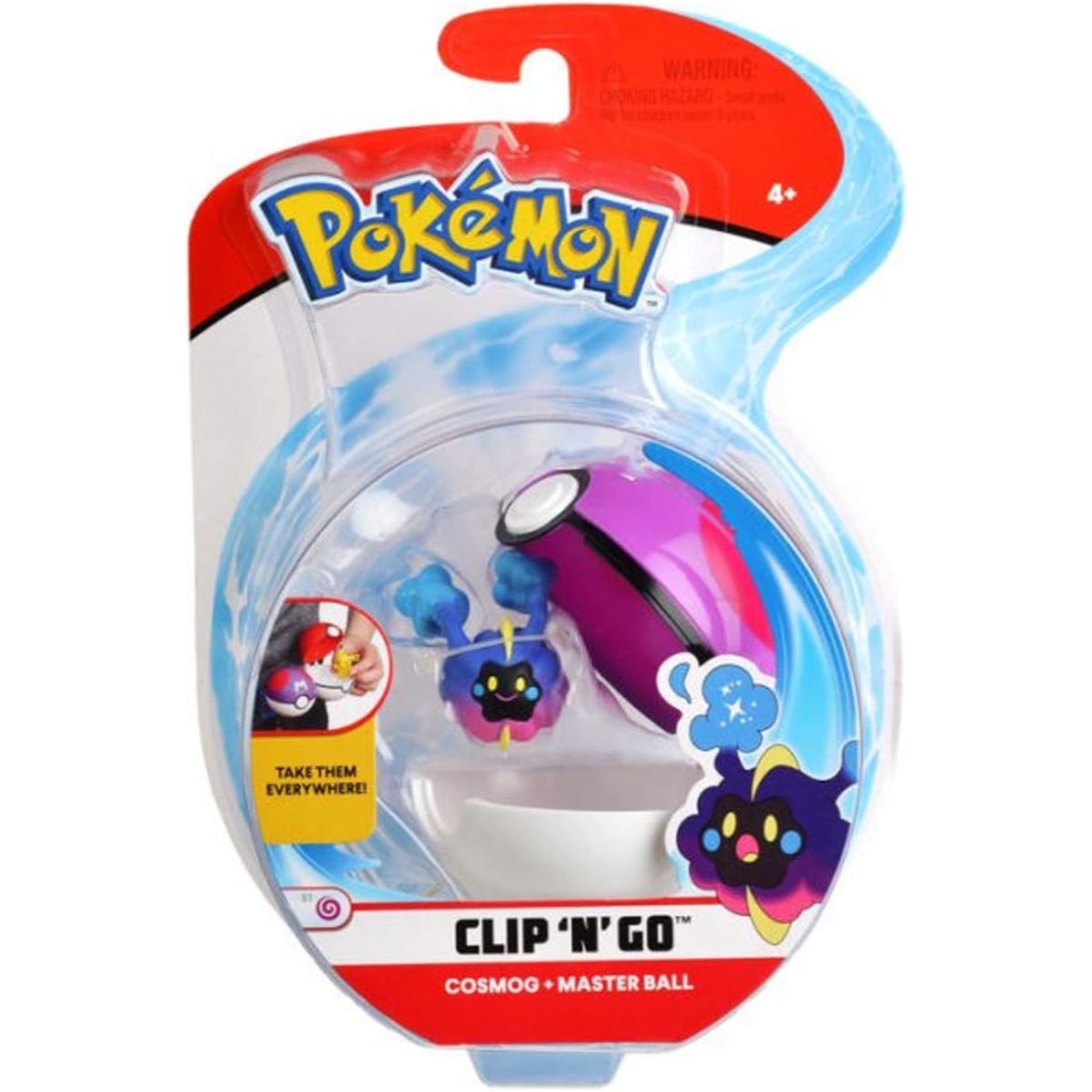 Pokemon Clip 'N' Go Assorted Battle Figure Poké Ball Unisex, 3-4 Years
