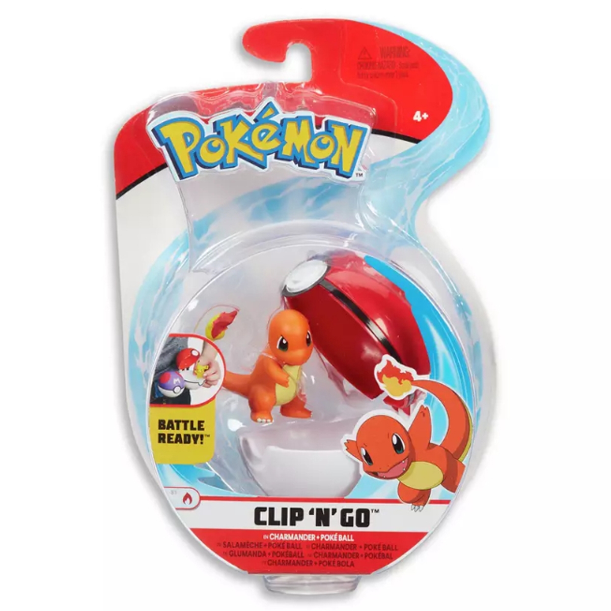 Pokemon Clip 'N' Go Assorted Battle Figure Poké Ball Unisex, 3-4 Years