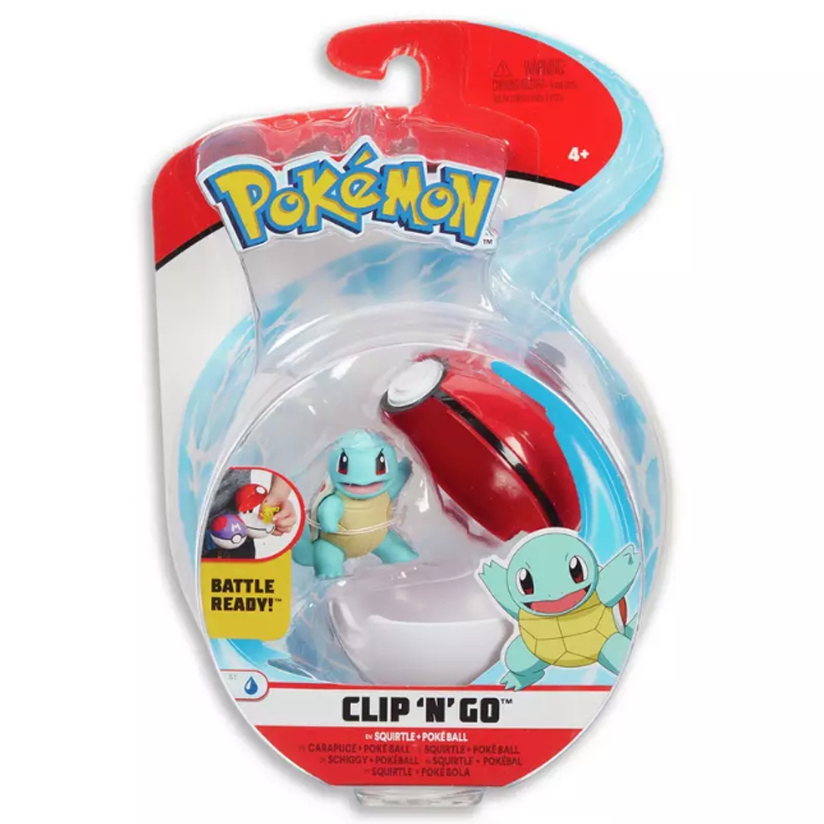 Pokemon Clip 'N' Go Assorted Battle Figure Poké Ball Unisex, 3-4 Years