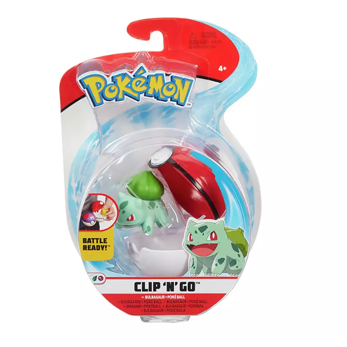 Pokemon Clip 'N' Go Assorted Battle Figure Poké Ball Unisex, 3-4 Years