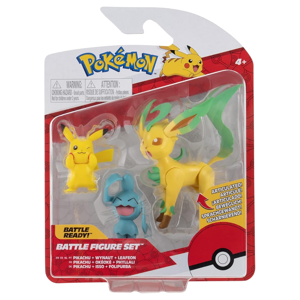بوكيمون كولكشن مجموعة مجسمات قتال منوعة للجنسين، 3-4 سنوات