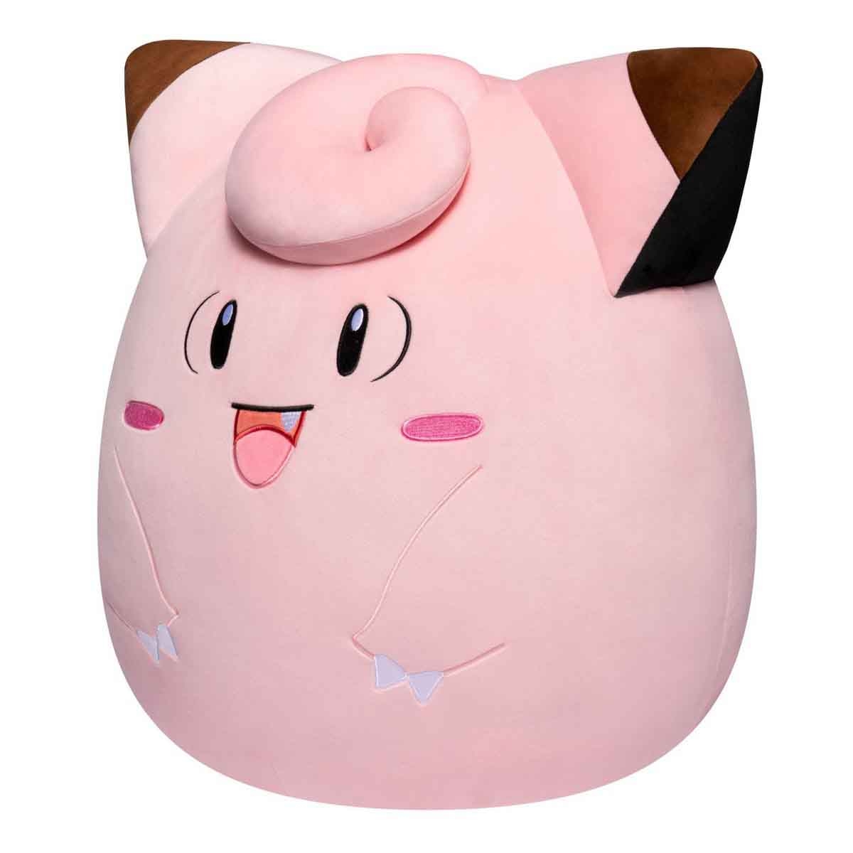 Pokemon 14" Squishmallow Clefairy Plush Toy Unisex, 3-4 Years