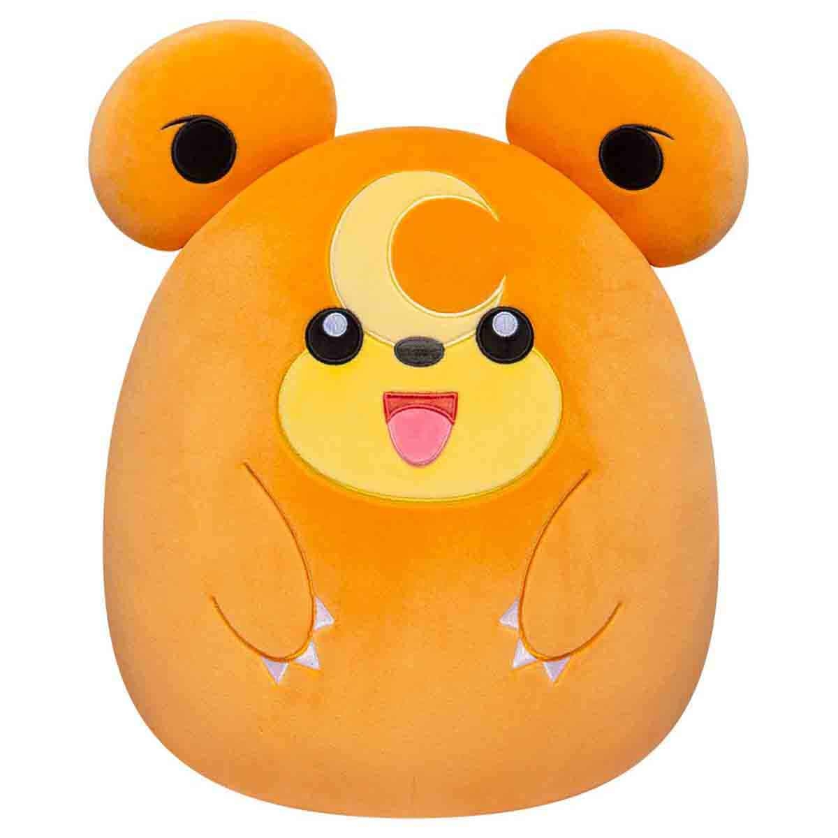 Pokemon 10" Squishmallow Teddiursa Plush Toy Unisex, 3-4 Years