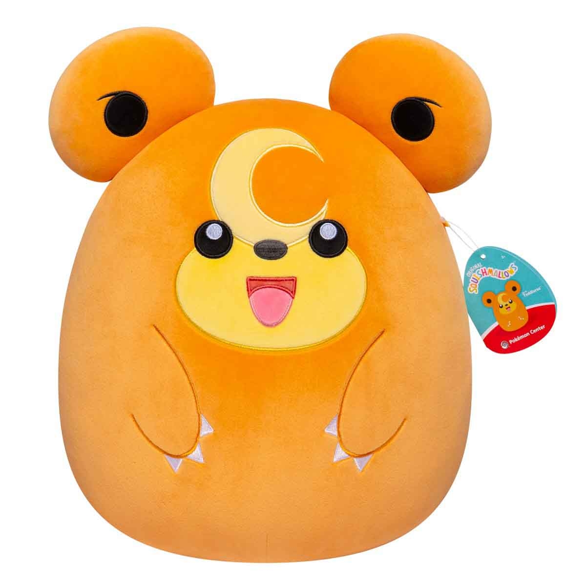 Pokemon 10" Squishmallow Teddiursa Plush Toy Unisex, 3-4 Years