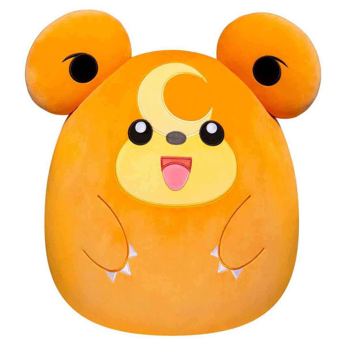Pokemon 14" Squishmallow Teddiursa Plush Toy Unisex, 3-4 Years