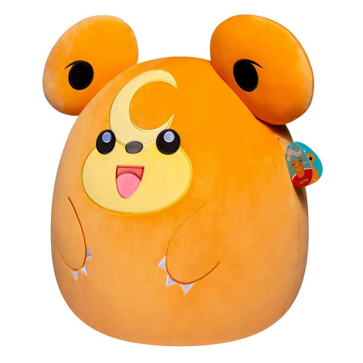 Pokemon 14" Squishmallow Teddiursa Plush Toy Unisex, 3-4 Years