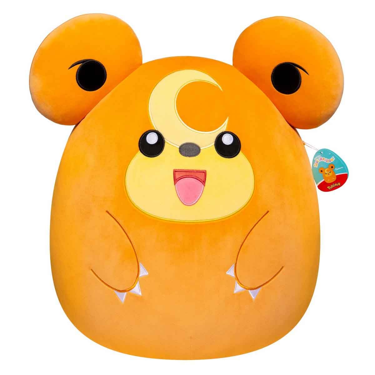 Pokemon 14" Squishmallow Teddiursa Plush Toy Unisex, 3-4 Years