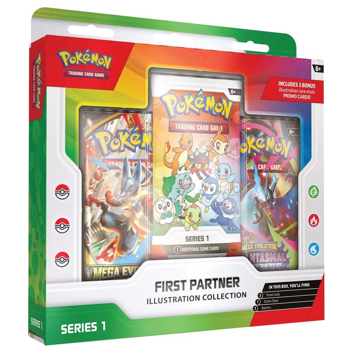 Pokemon TCG First Partner Booster Collection Unisex, 6-8 Years