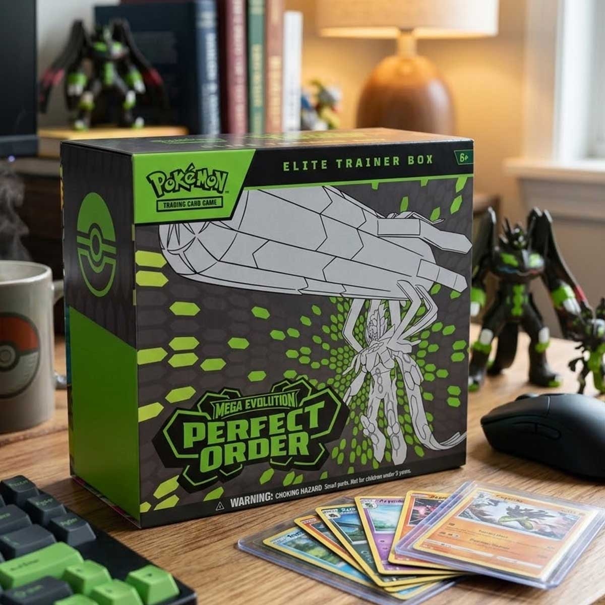 Pokemon TCG ME 03 Perfect Order Elite Trainer Box Unisex, 6-8 Years
