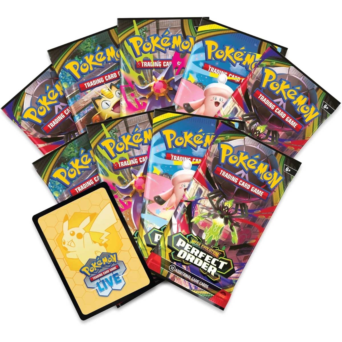 Pokemon TCG ME 03 Perfect Order Elite Trainer Box Unisex, 6-8 Years