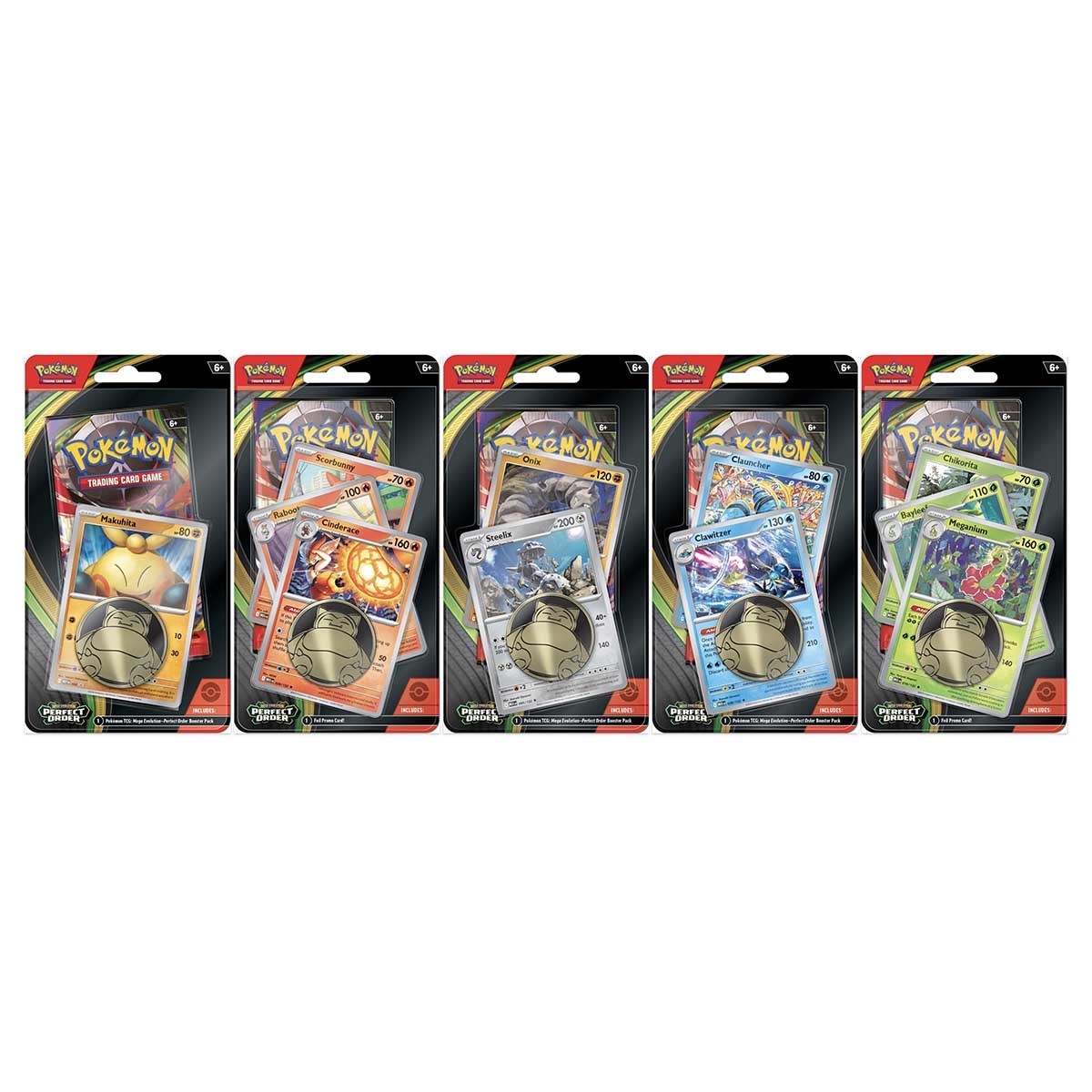 Pokemon TCG ME 03 Perfect Order Premium Assorted Checklane Blister Unisex, 6-8 Years