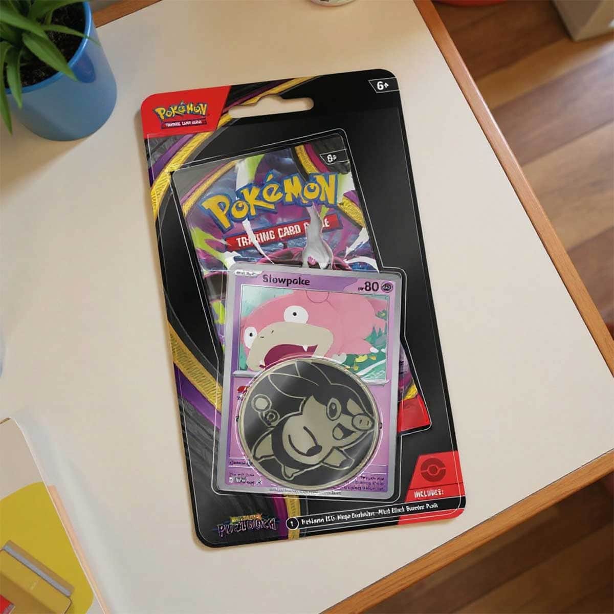 بوكيمون TCG عبوة Checklane Blister من Mega Evolution Pitch Black للجنسين، عمر 6-8 سنوات