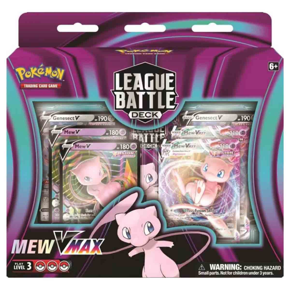 Pokemon TCG Mew VMAX League Battle Deck Unisex, 5-7 Years