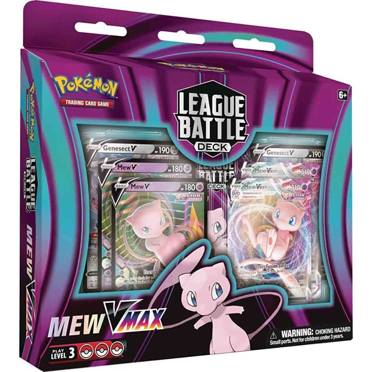 Pokemon TCG Mew VMAX League Battle Deck Unisex, 5-7 Years
