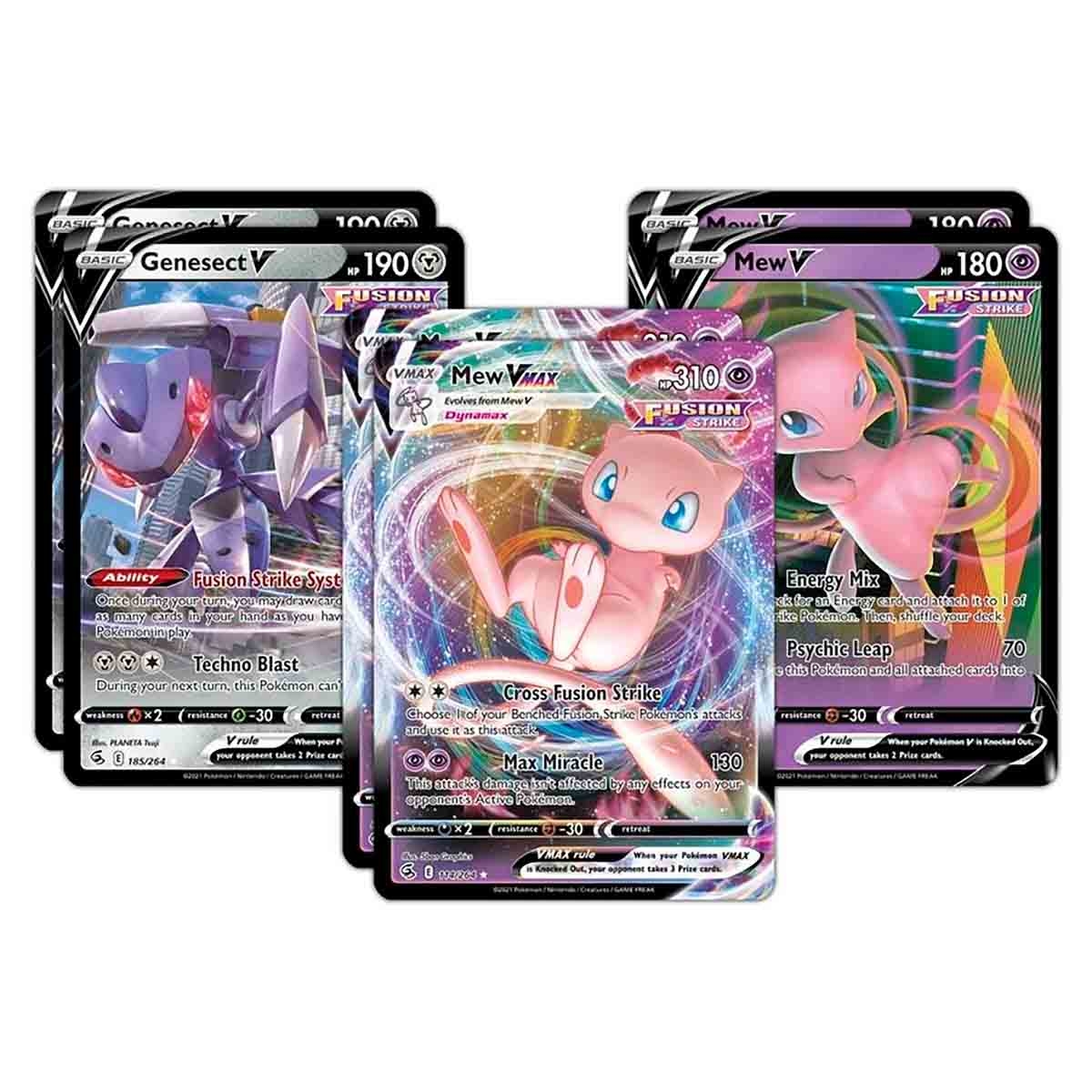 Pokemon TCG Mew VMAX League Battle Deck Unisex, 5-7 Years