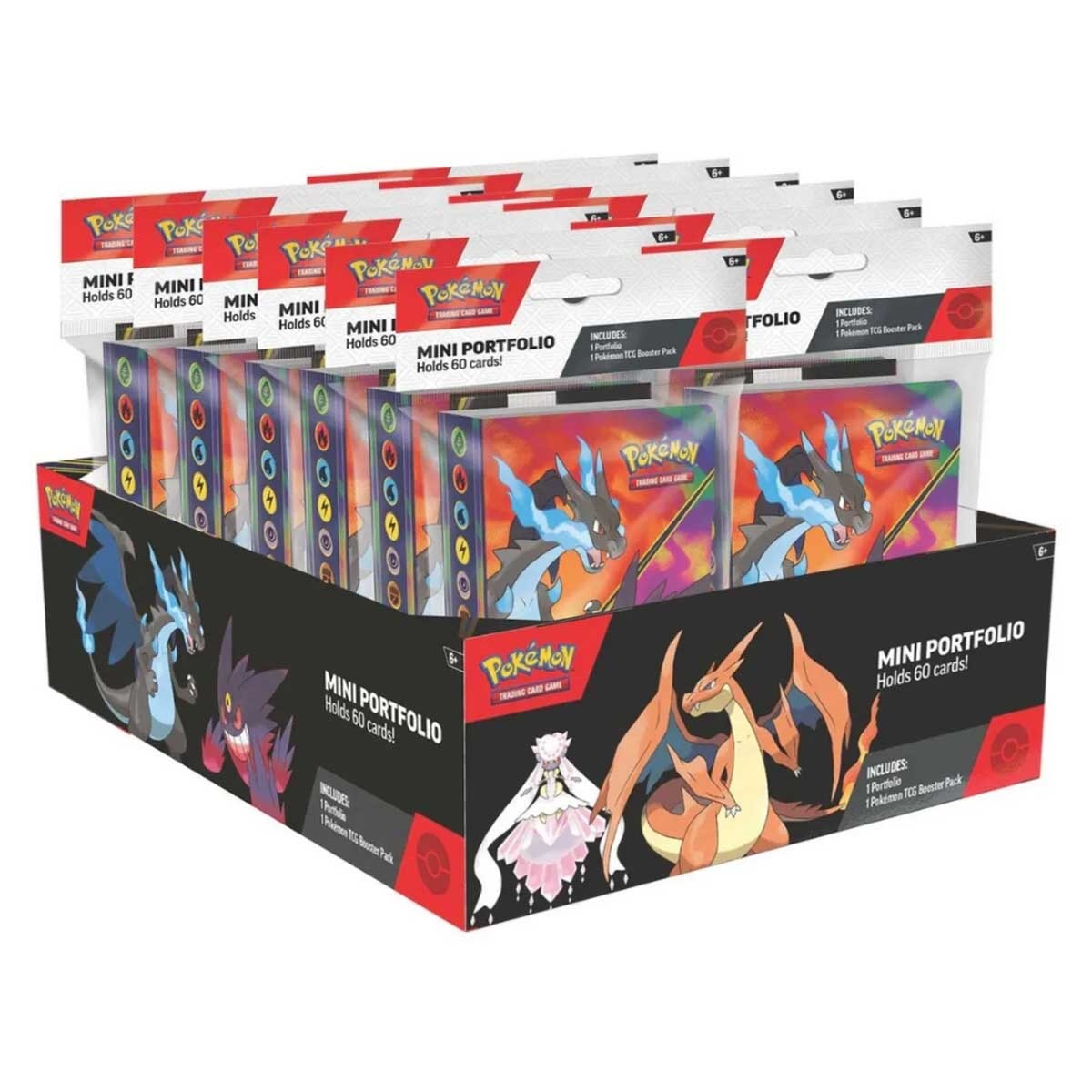 Pokemon TCG Phantasmal Flames Mini Portfolio with Booster Unisex, 6-8 Years