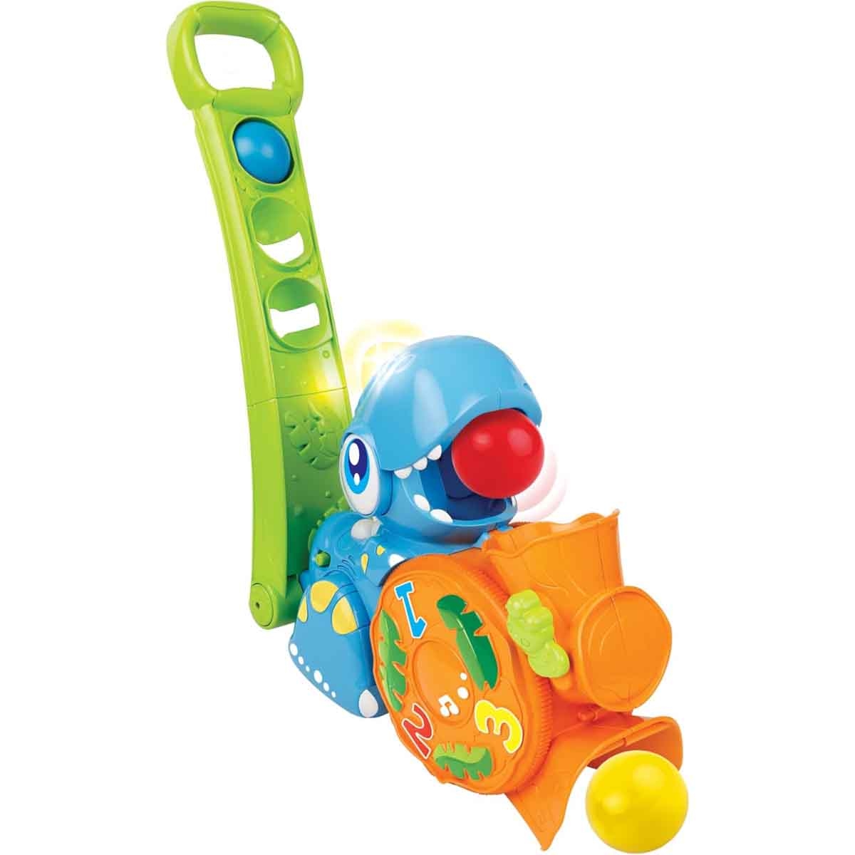 Winfun Popping Fun Dino Push-Along Toy Toddler, 0-2 Years