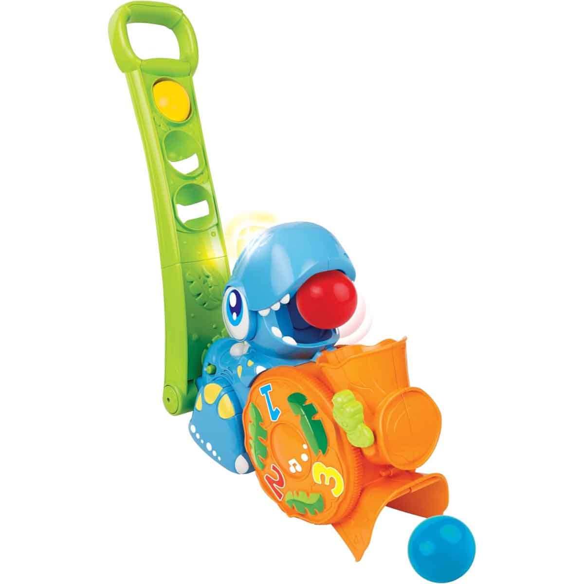 Winfun Popping Fun Dino Push-Along Toy Toddler, 0-2 Years