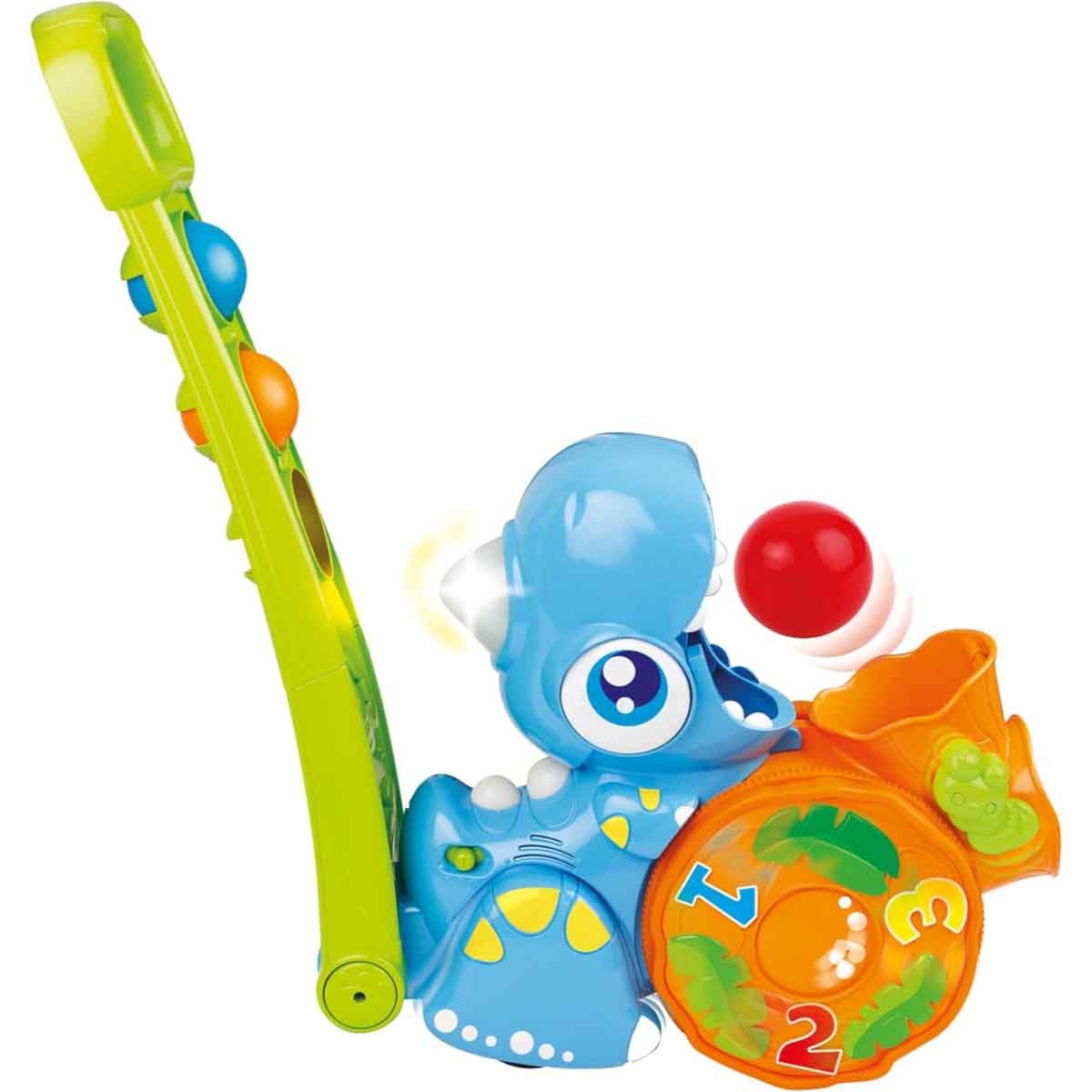 Winfun Popping Fun Dino Push-Along Toy Toddler, 0-2 Years