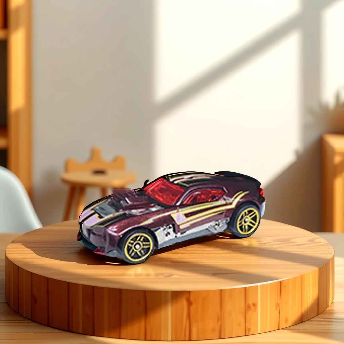 باور جوي مقياس 1:64 فايبر ويلز سيارات معدنية متنوعة للجنسين، عمر 3-4 سنوات، مجموعة من 10