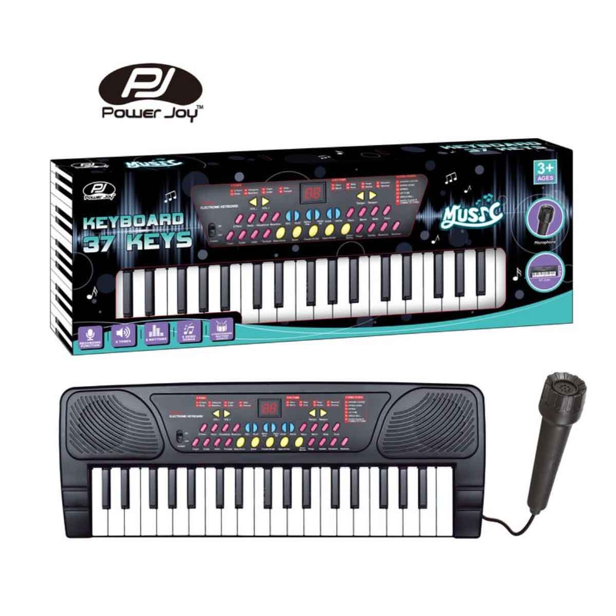 Power Joy 37-Key Music Keyboard Unisex, 3-4 Years