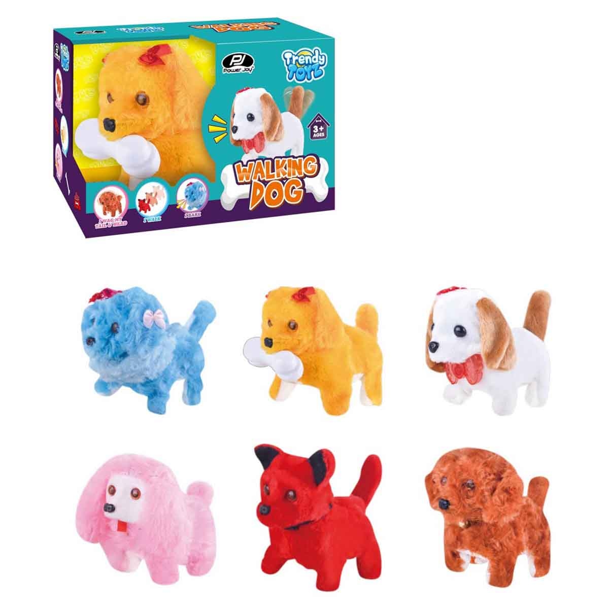 Power Joy Trendy Walking Dog Animal Toy Unisex, 3-4 Years