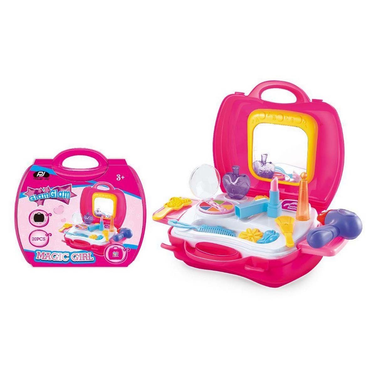 Power Joy GlamGlam Magic Girl Beauty Case Set Girls, 3-4 Years
